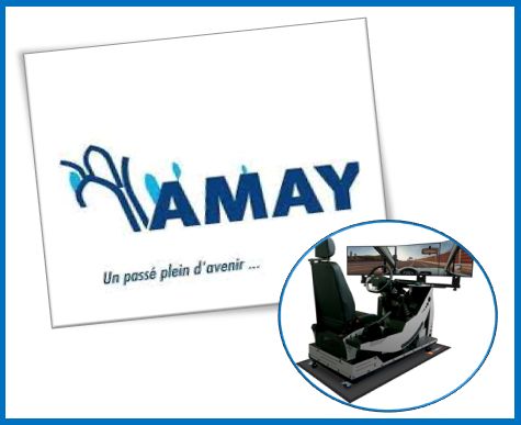 Formation sur simulateur de conduite voiture à Amay 