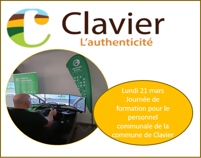 Formation sur simulateur de conduite voiture à Clavier