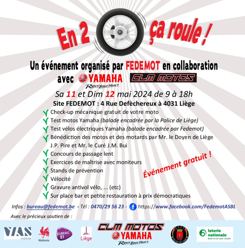 !! Un évènement exceptionnel organisé le week-end du 11 et 12 mai prochain !!